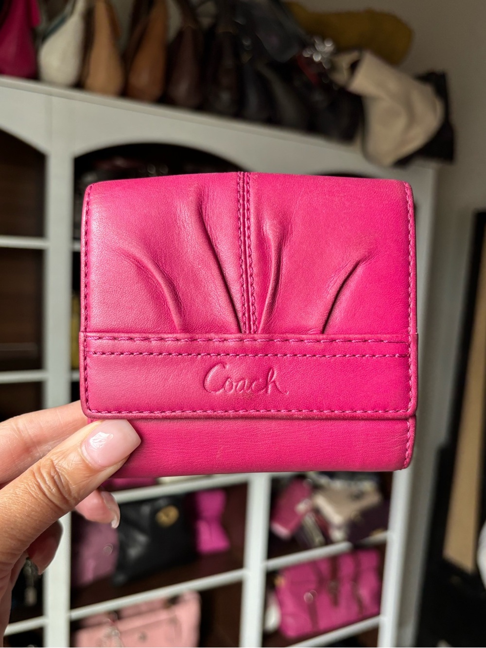 💗 COACH Soho Pleated Fold Wallet 💕🪪